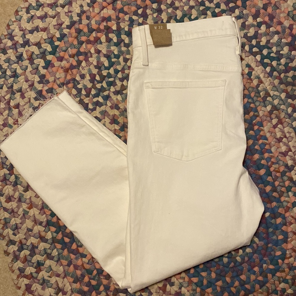 Madewell White Vintage Crop Jeans - Picture 7 of 10